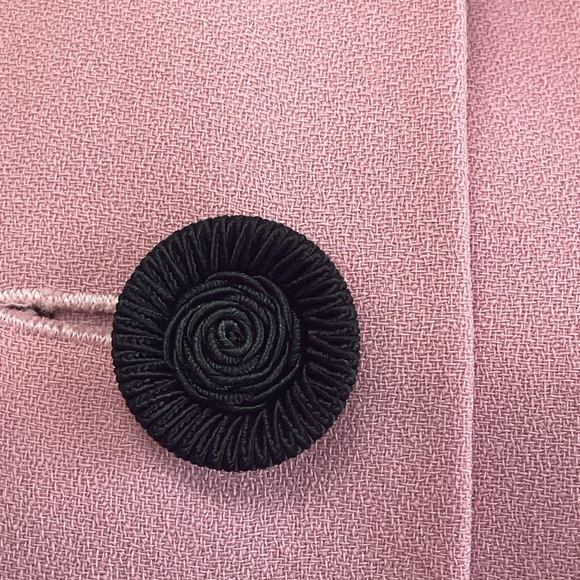 OKW Blazer Pink Wool Luxury Button Down Lightweight Boutique Size Medium - Picture 4 of 12